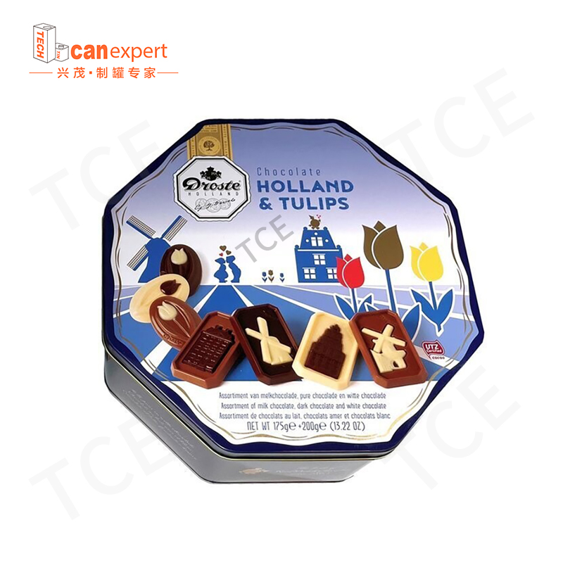 Cancellette da cookie personalizzate per alimenti in lattina di scatole di metallo in metallo barattoli da biscotto in rilievo