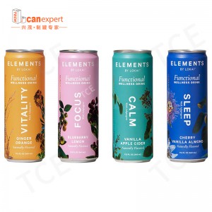 Imballaggio di sicurezza alimentare all\'ingrosso vuoto da 250 ml da 500 ml di bevande in alluminio stampata per bottiglia in metallo da imballaggio bevande di birra